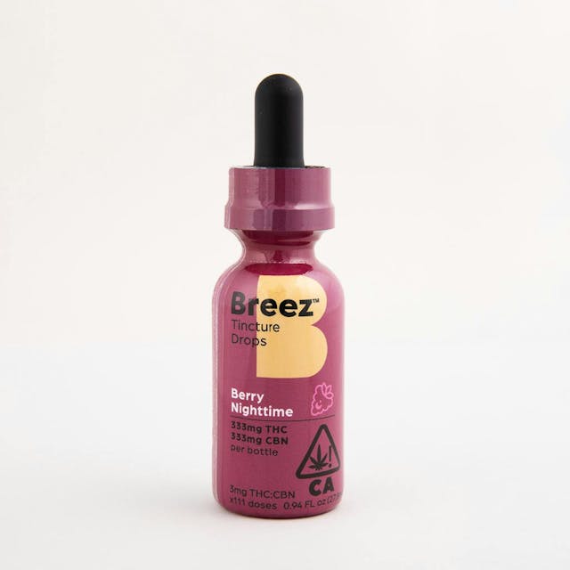 Photograph of product: Berry Nighttime| 333mg TH-oui + 333 CBN Tincture - 