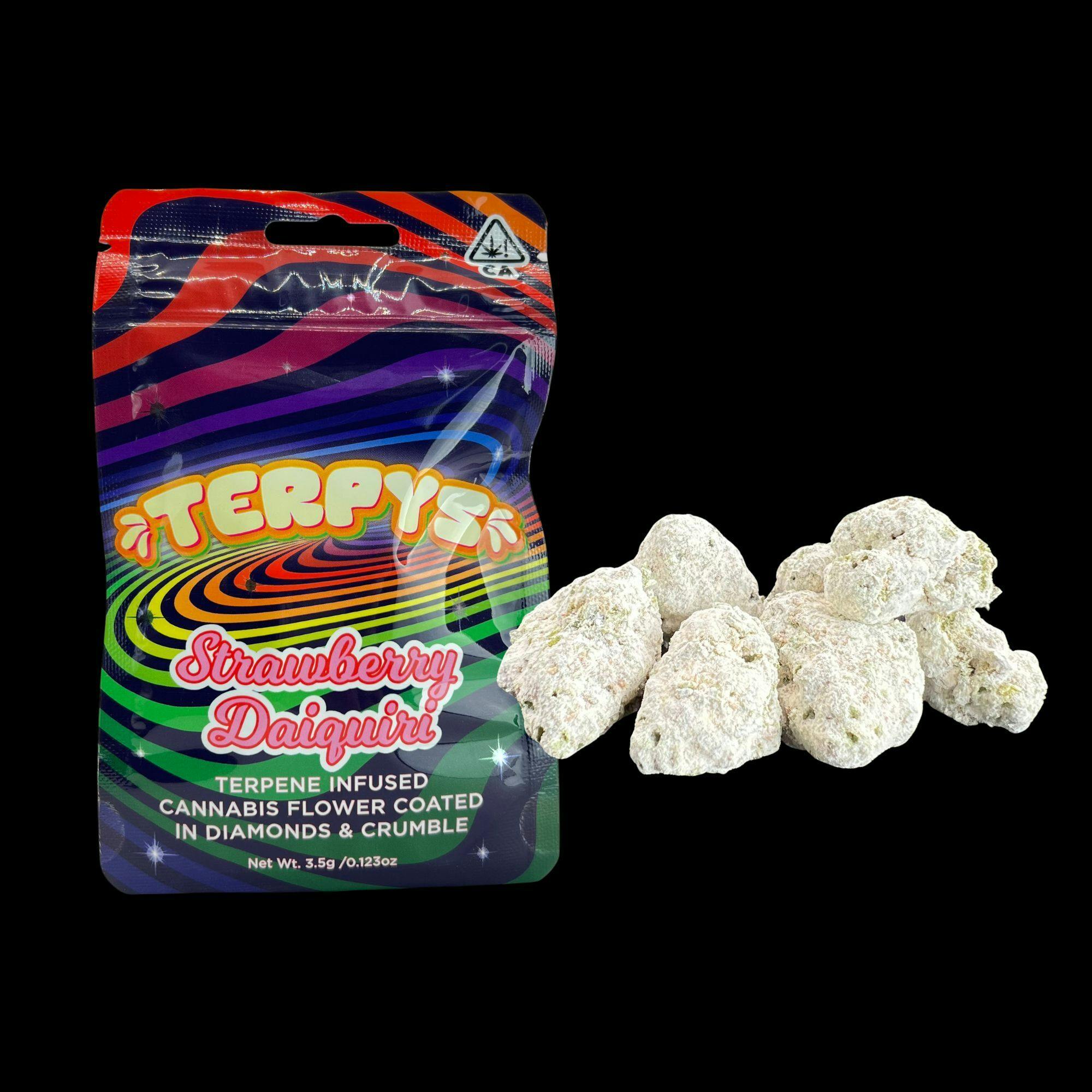 Photograph of Product: Creme De Canna - Strawberry Daiquiri 3.5g Terpys Diamond Infused Flower