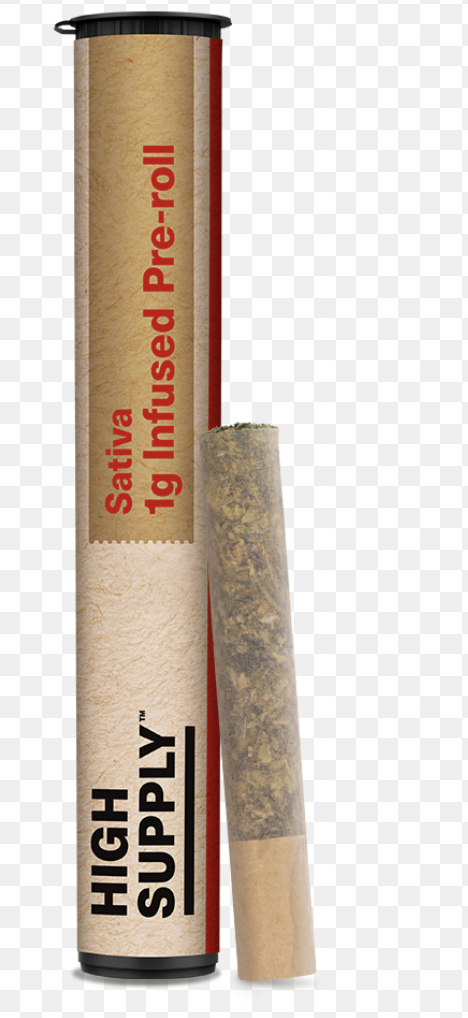Photograph of product: HIGH SUPPLY PURPLE CHURRO 1PK INFUSED PRE-ROLL