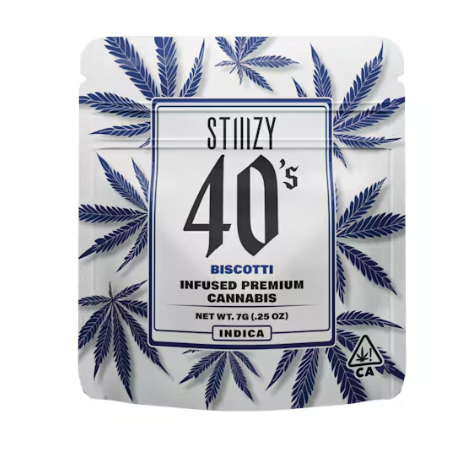Photograph of product: STIIIZY Biscotti Infused 40's Oui'd - 7g