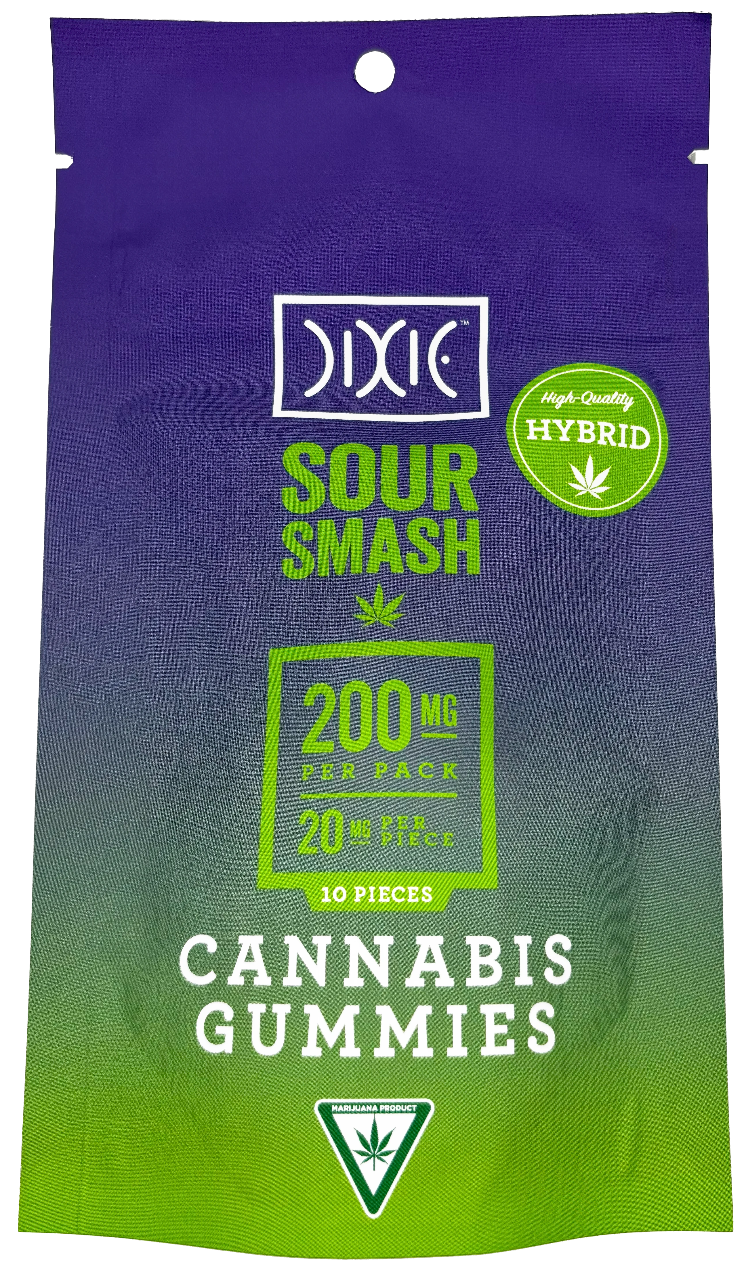 Photograph of product: Dixie | Sour Smash | Gummy Edible | 200mg TH-oui