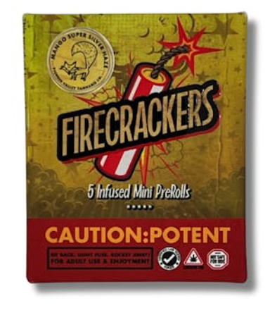 Photograph of product: Grapeness Kief and Oil Infused Prerolls 5pk