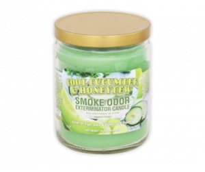 Photograph of product: Smoke Odor Candle 13 OZ - Cool Cucumber & Honeydew