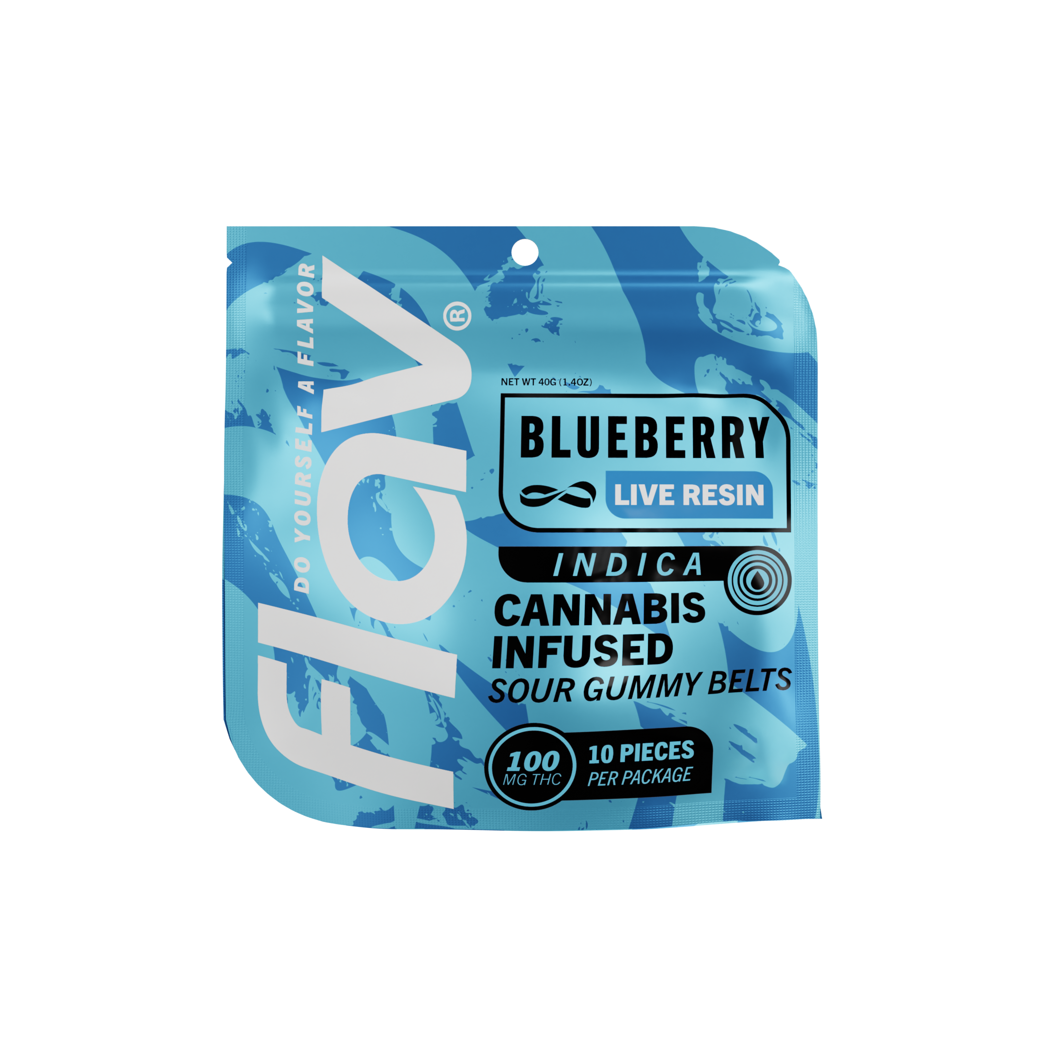 Photograph of product: Blueberry Belts 10-pack