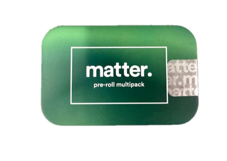 Photograph of product: Matter. | Garlicane (I) | 0.5g x 5ct Pre-Roll Multipack