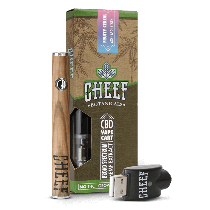 Photograph of product: CHEEF - CBD VAPE CARTRIDGE - FRUITY CEREAL - 400mg