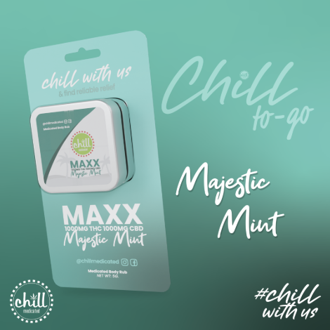 Photograph of product: Chill Medicated | OTG MAXX Majestic Mint