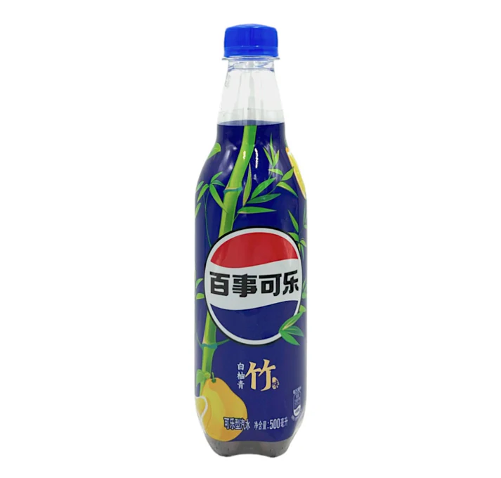 Photograph of product: Exotic Pepsi White Pomelo Bamboo 500ml (China)