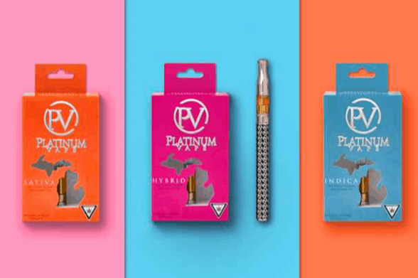 Photograph of product: Platinum Vape Cartridge - TT Sprinkles