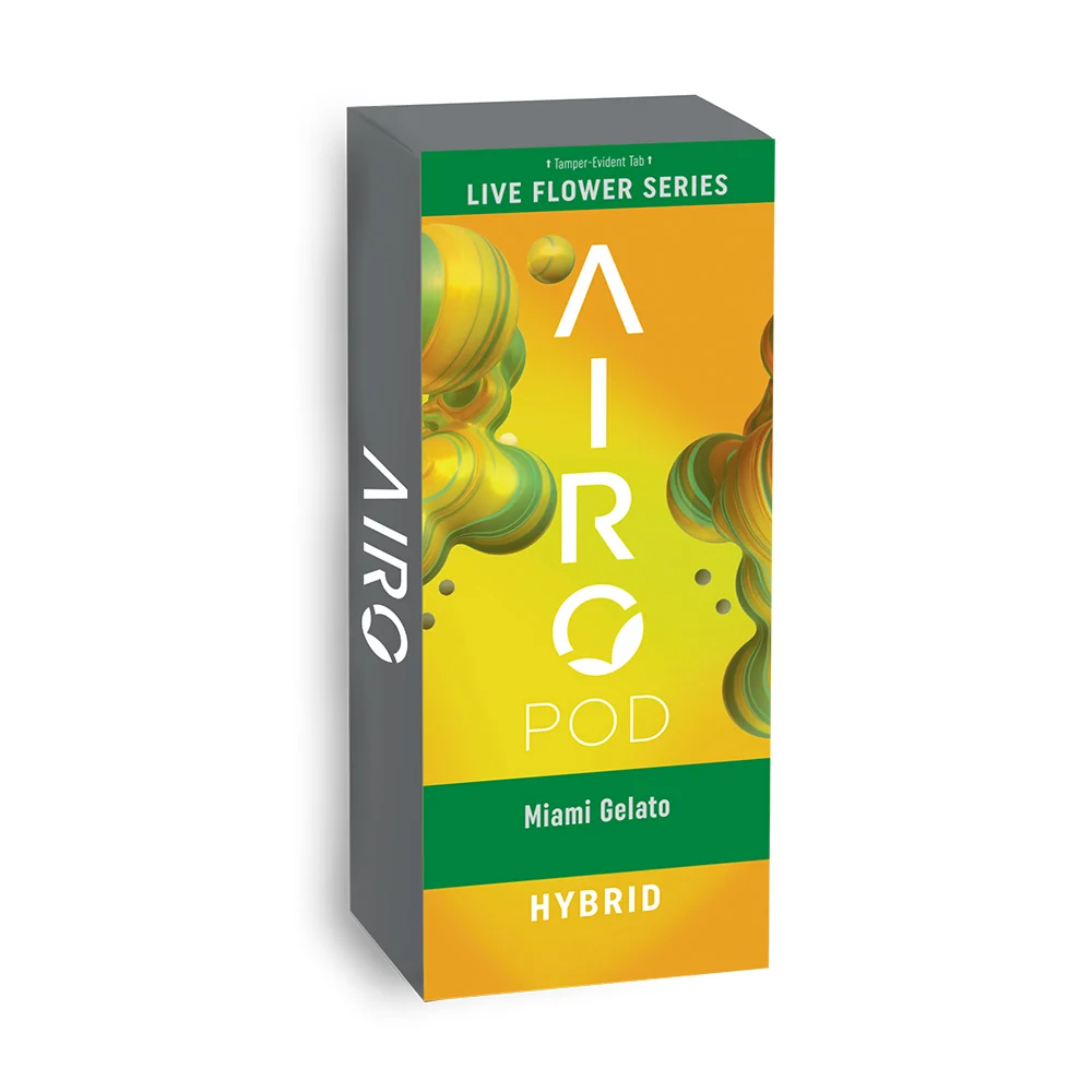 Photograph of product: Airo Pod - 1g Cartridge - Miami Gelato (H)