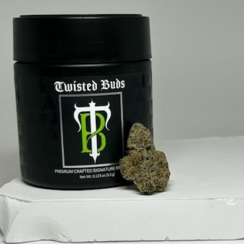 Photograph of product: (Twisted Growers) Cherry Marker Flower (I) - 3.5g