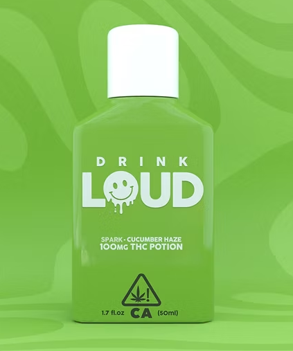 Photograph of product: Drink Loud | Cucumber Haze | 100mg Tincture
