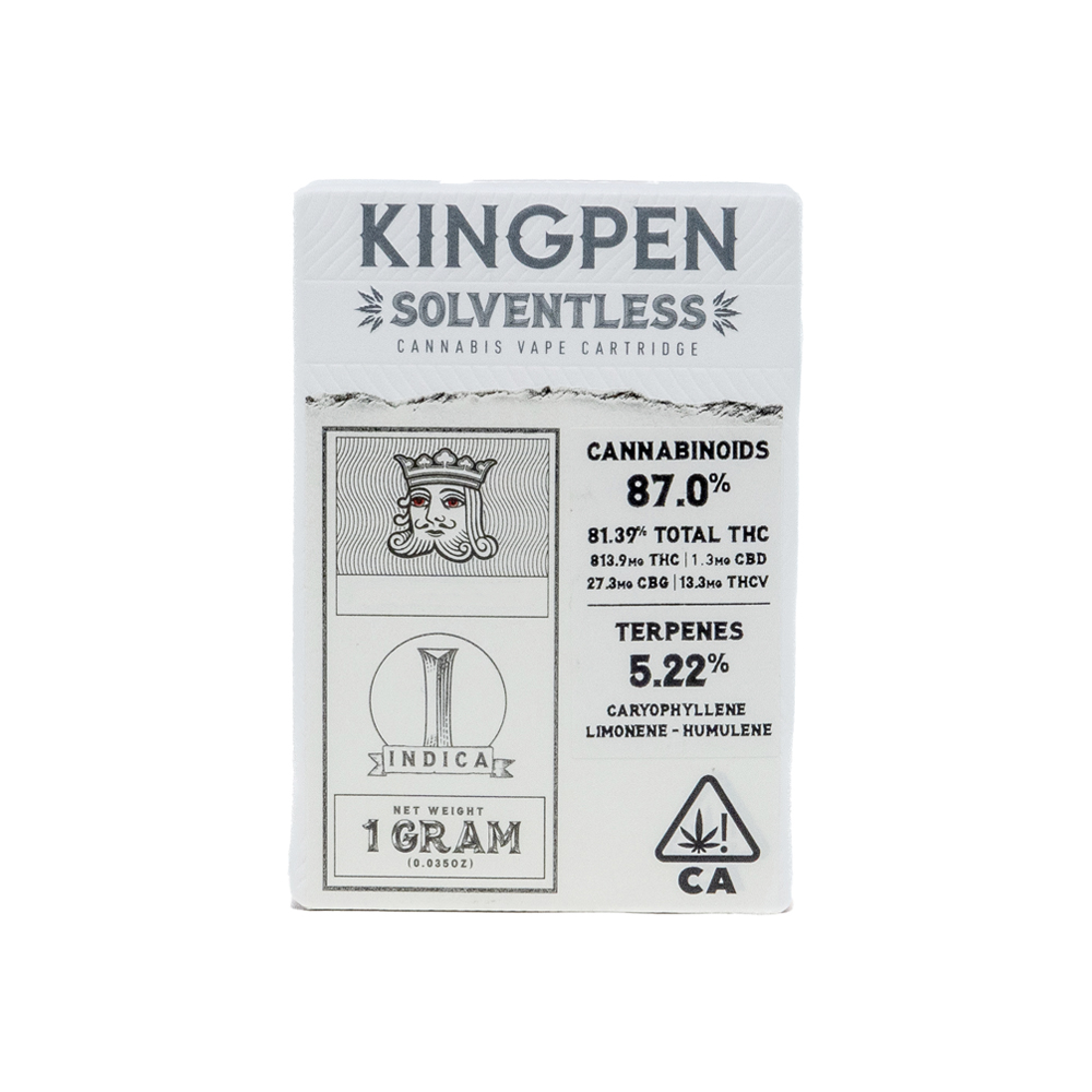 Photograph of product: OZ KUSH SOLVENTLESS CARTRIDGE [1 G]
