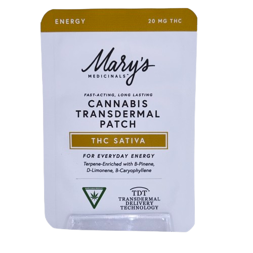 Photograph of product: 20mg Oui'd Transdermal Patch