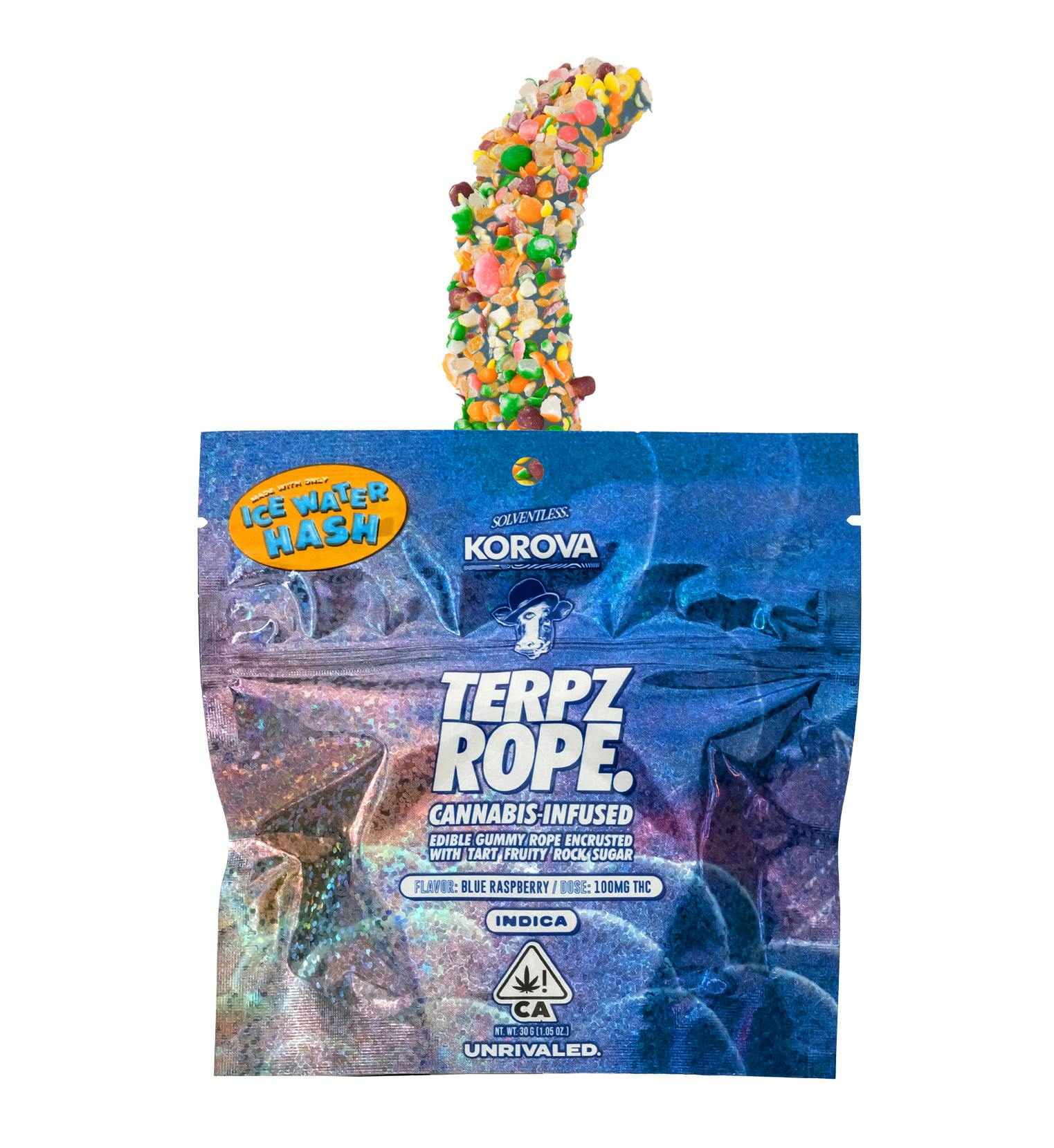 Photograph of Product: Korova - Grape 100mg Terpz Rope