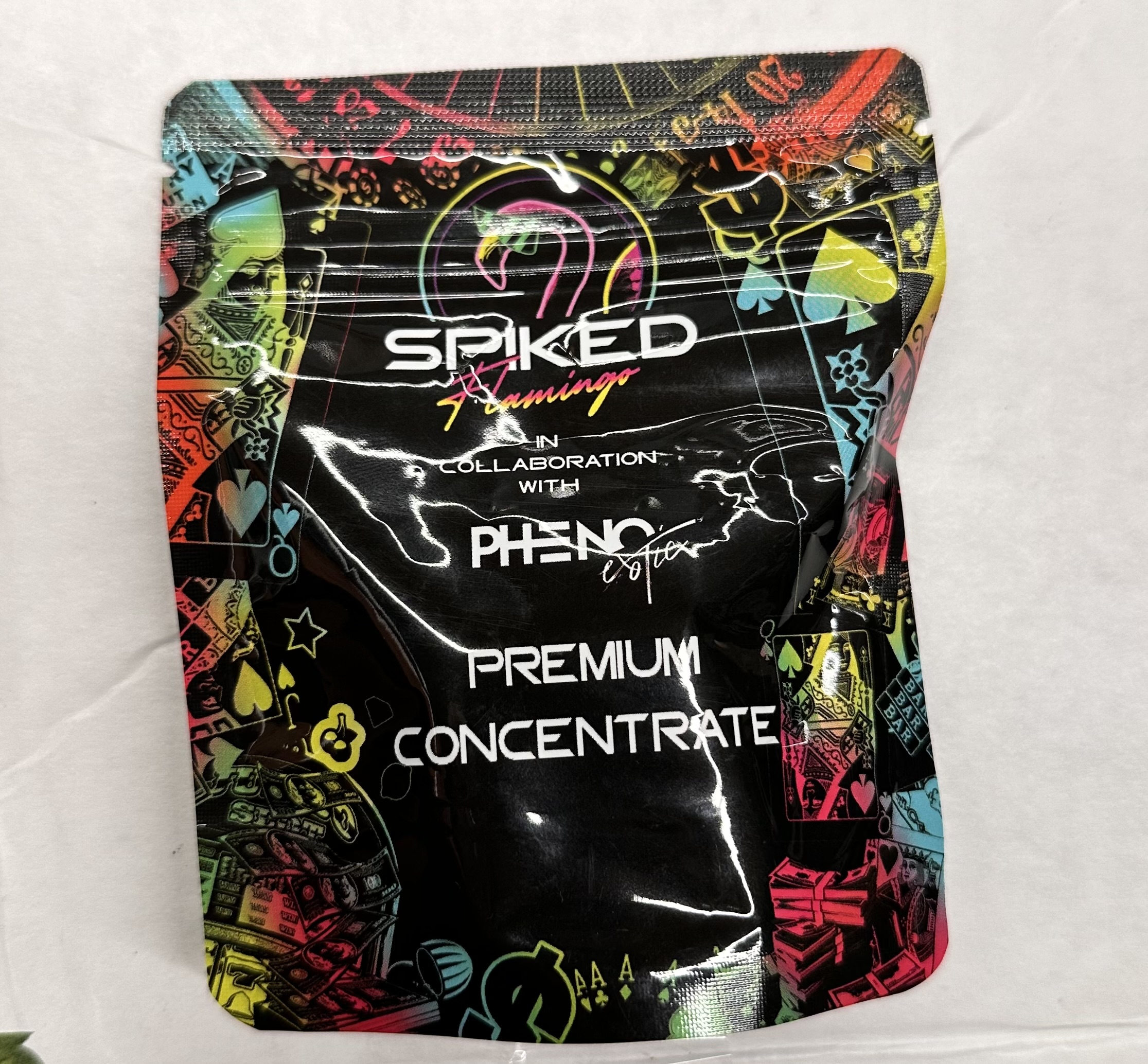 Photograph of product: Spiked Flamingo - Live Resin Badder - Orangecello (H) (0.95g)