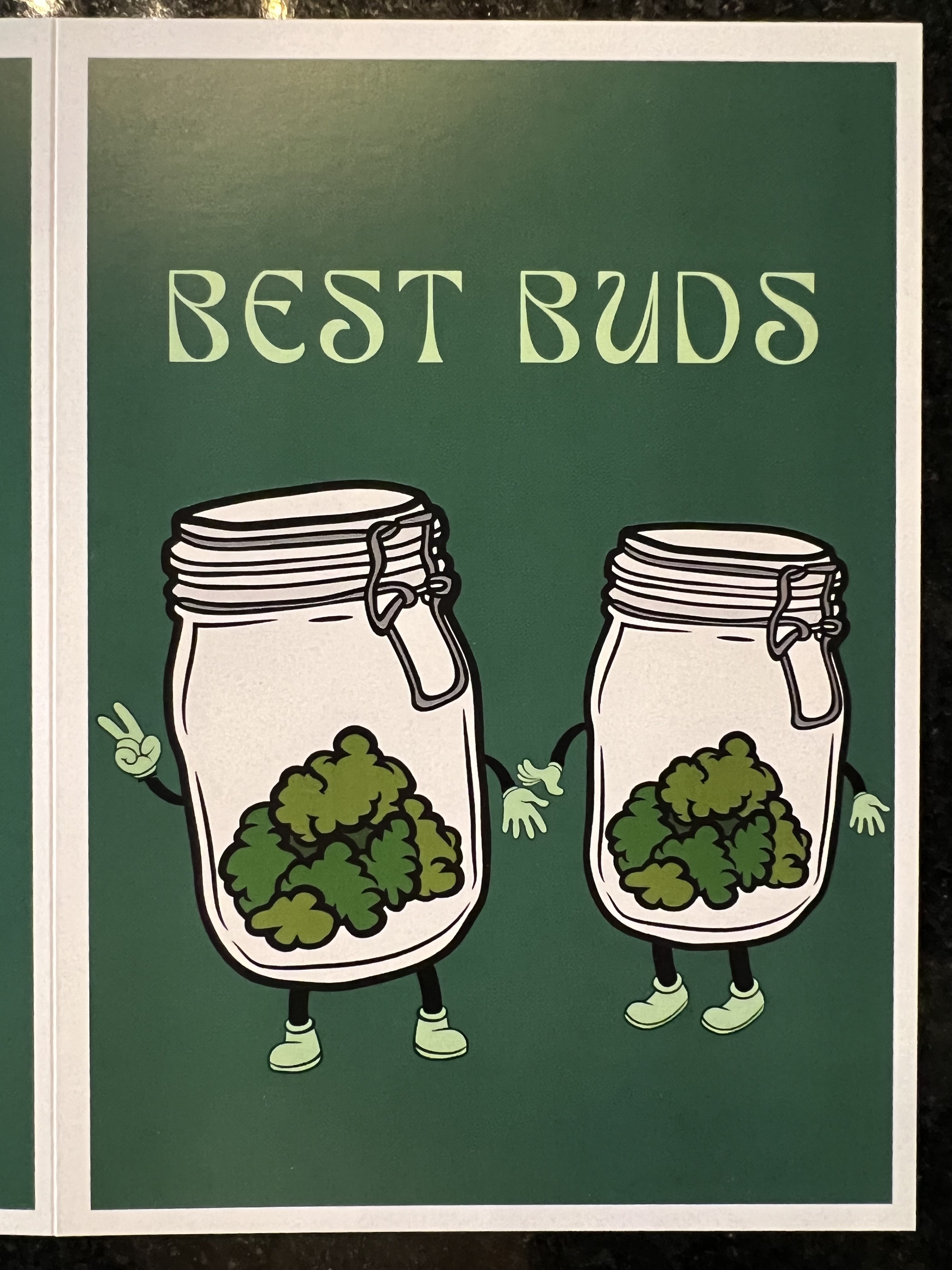 Photograph of product: Best Buds - Greeting Card