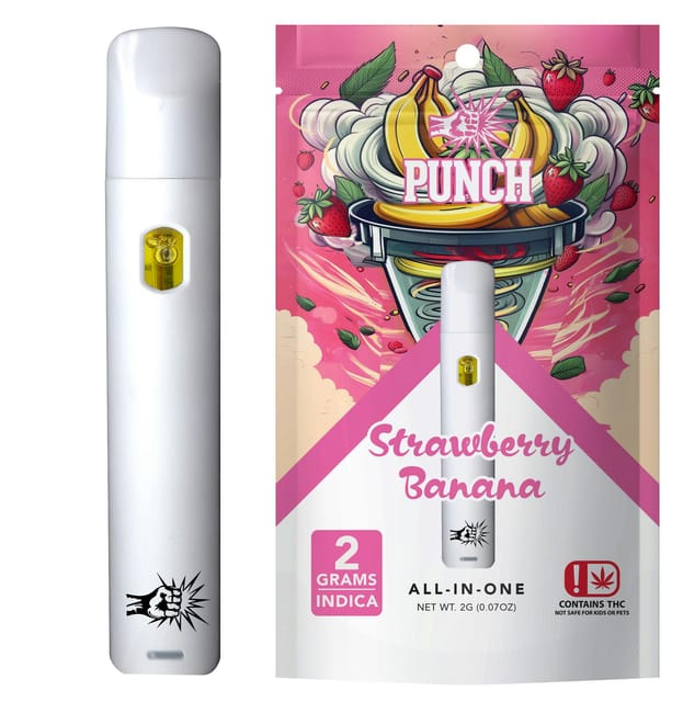 Photograph of product: Strawberry Banana 2g Disposable - 1g