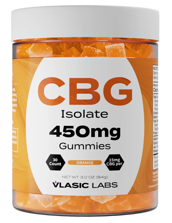 Photograph of product: Vlasic Labs | CBG Isolate Gummies | 450mg
