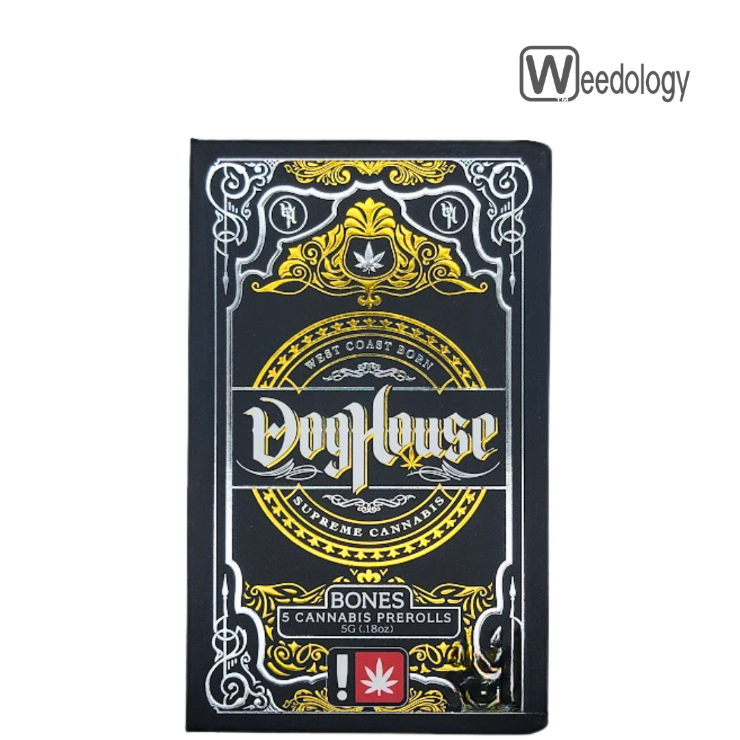 Photograph of product: DogHouse 5pk ELECTRIC PEANUT BUTTER COOKIES 1g Pre-Rolls