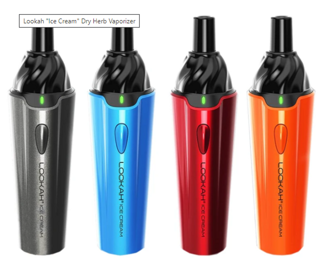 Photograph of product: Lookah "Ice Cream" Dry Herb Vape | Assorted