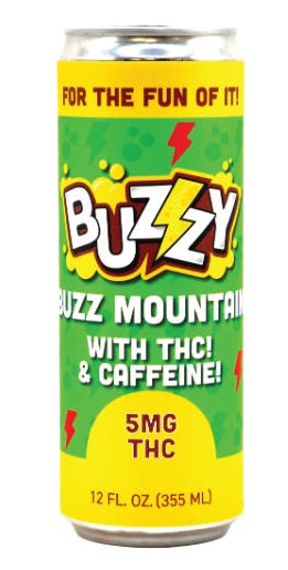 Photograph of product: Buzz Mountain TH-oui & Caffeine Soda | 5mg | Buzzy
