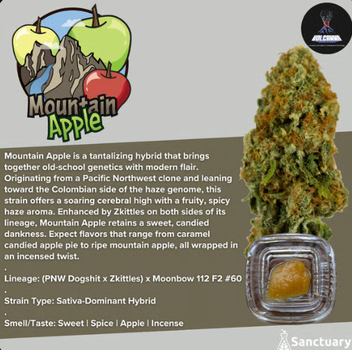 Photograph of product: Mountain Apple Sauce | 1g