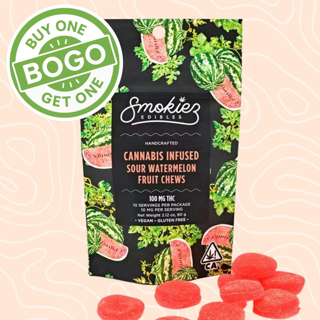 Photograph of product: Sour Watermelon Hybrid 100mg TH-oui Fruit Chews