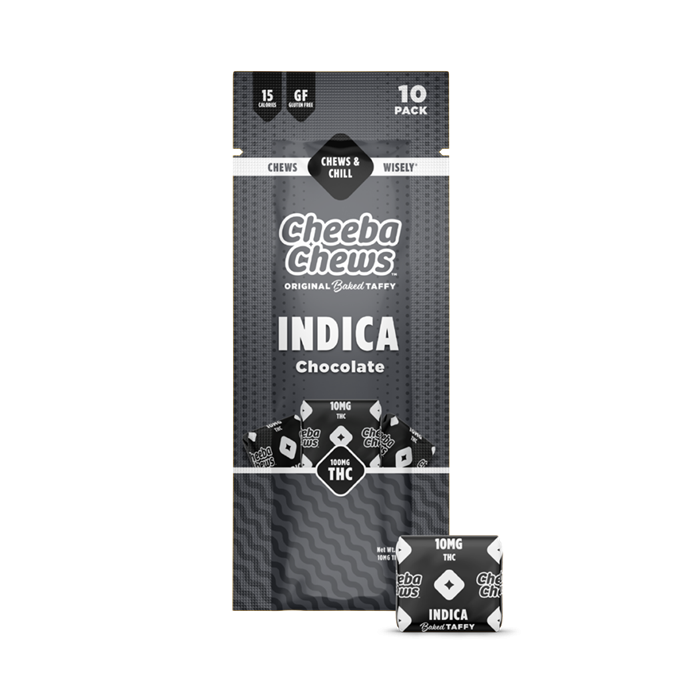 Photograph of product: Cheeba Chews | Chocolate | Original Baked Taffy 10PK