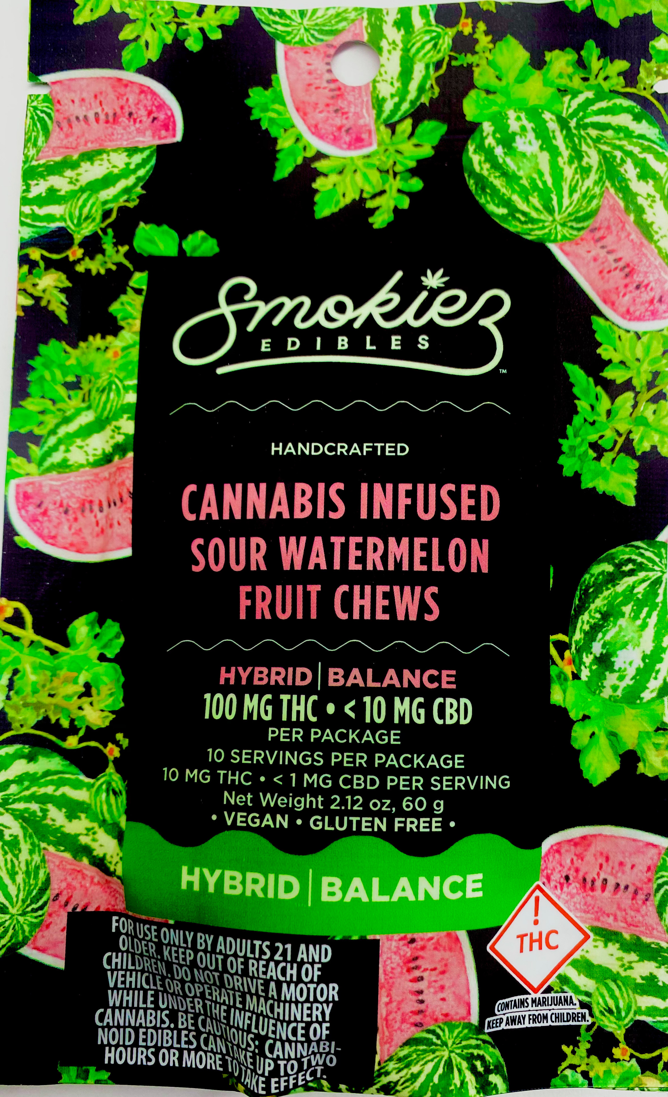 Photograph of product: Sour Watermelon Gummies