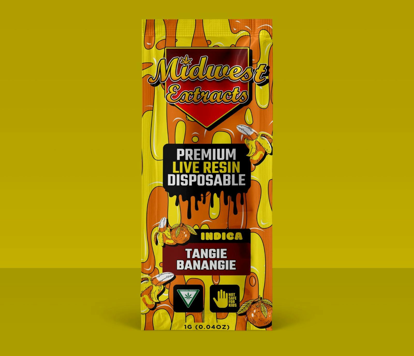 Photograph of product: (AU) TANGIE BANANGIE - 1G LR - AIO VAPE