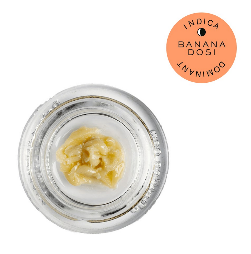 Photograph of Product: Banana Dosi Cold Cured Live Rosin | Indica Dominant | Hudson Cannabis