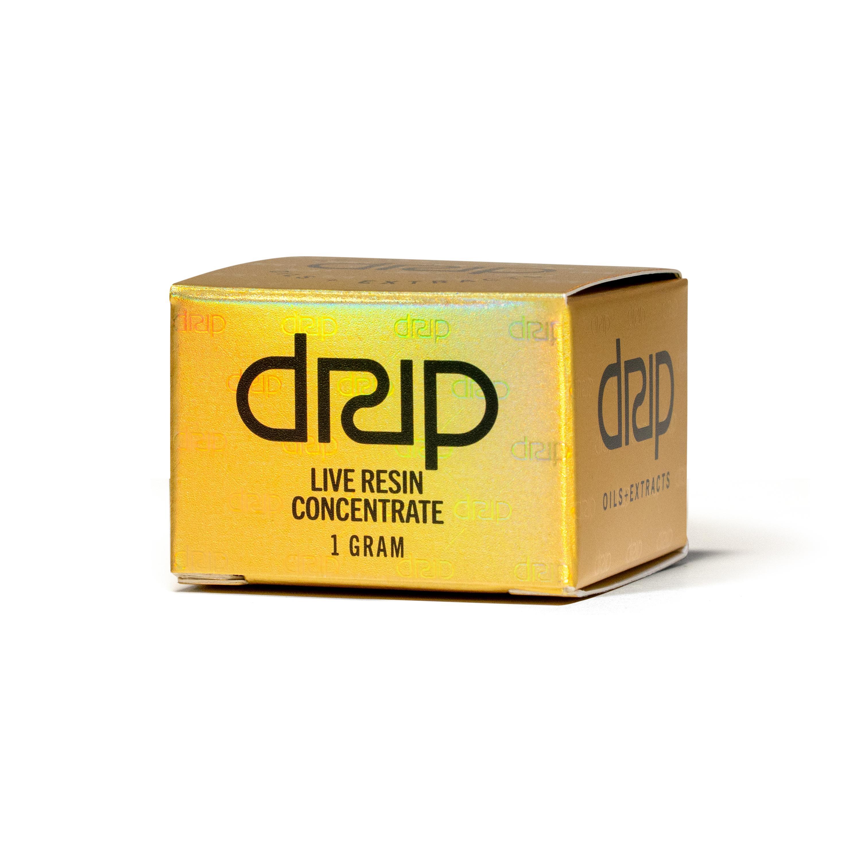 Photograph of product: Drip Live Resin Batter 1g Pineapple Burst
