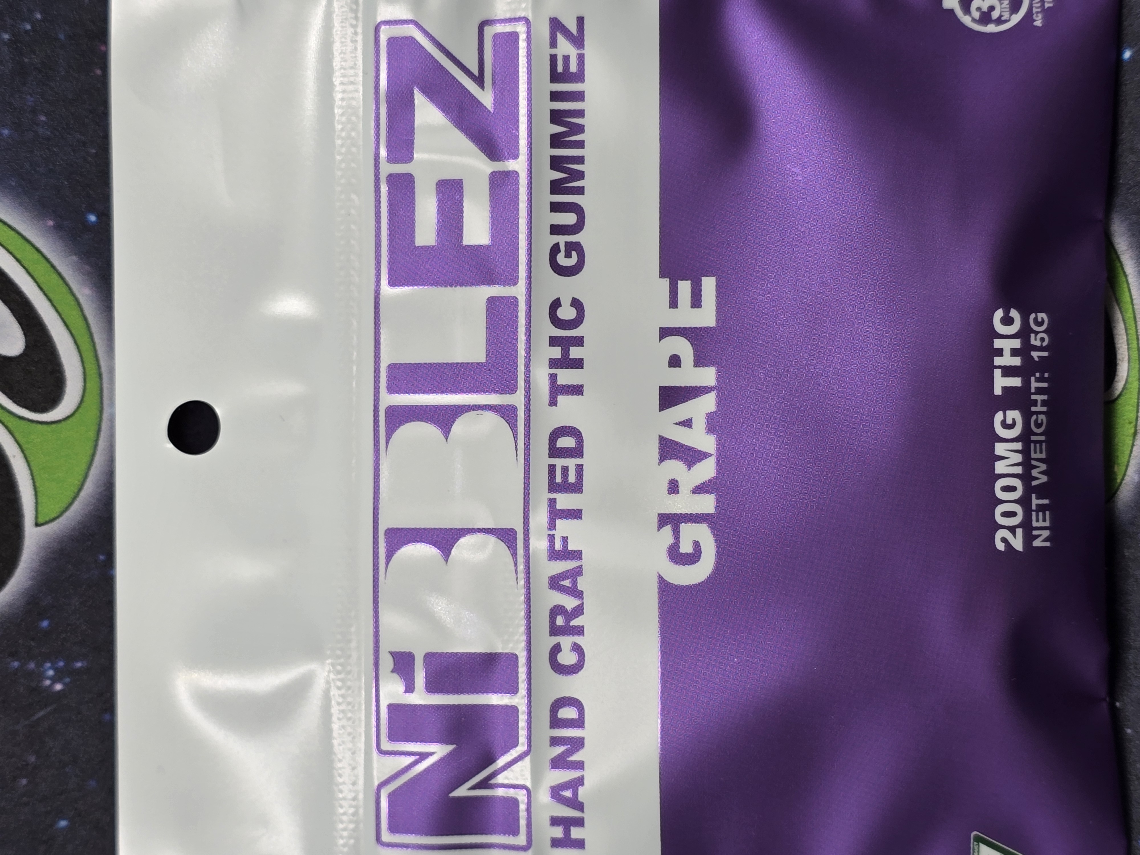 Photograph of product: Nibblez | Grape | 200mg