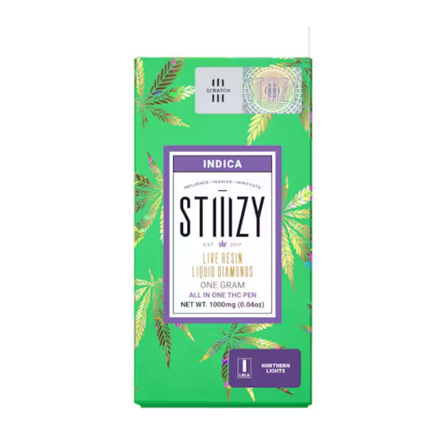 Photograph of product: AU Stiiizy: Northern Lights Liquid Diamonds AIO (I)