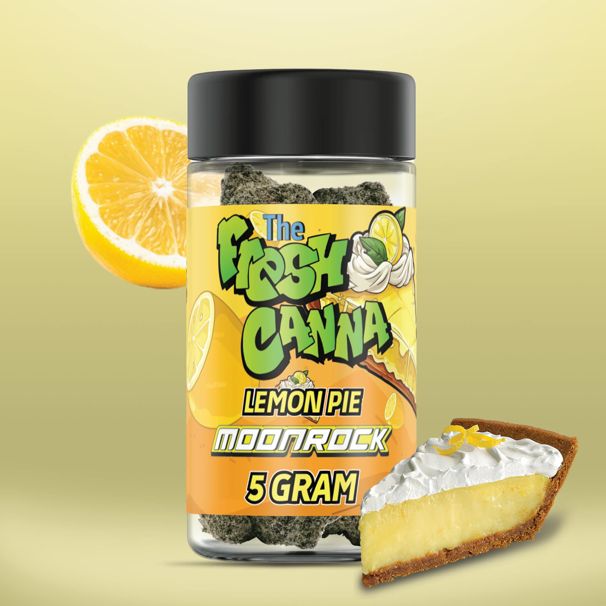 Photograph of product: FRESH CANNA | LEMON PIE - MOONROCK PREPACK Oui'd/HYBRID - 5g