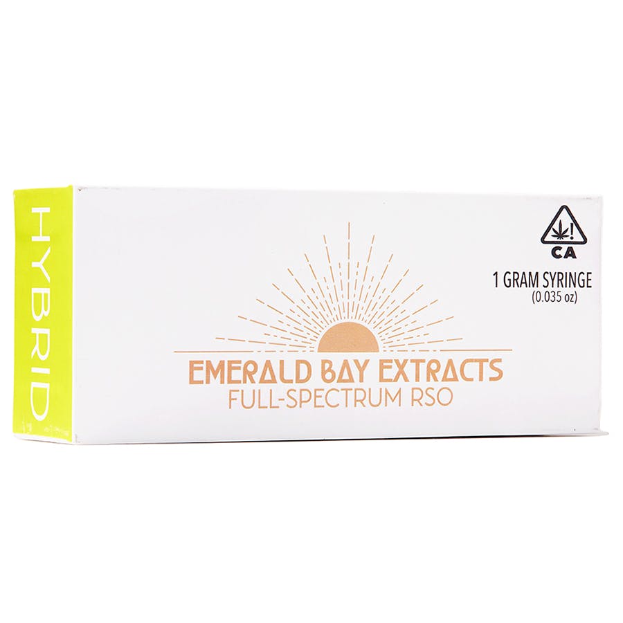 Photograph of product: EMERALD BAY - MENDO SAUCE 1:1 BALANCED CBD1G RSO SYRINGE`