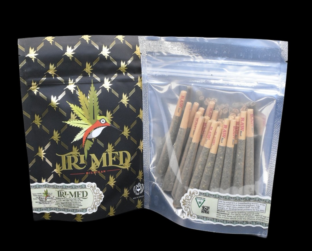 Photograph of product: TRI-MED - VELVET LUSHER - PREROLL PARTY PACK