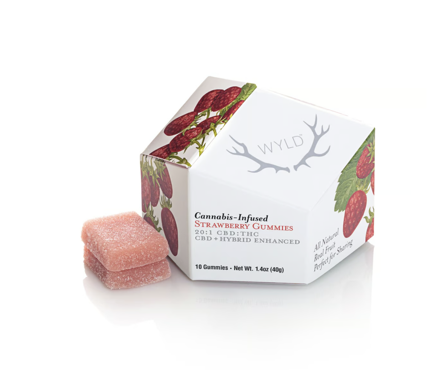 Photograph of product: Wyld | 100mg | REC - Strawberry 20:1 (H)