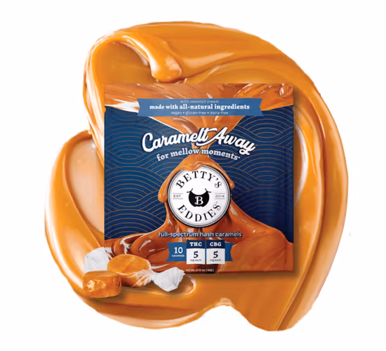 Photograph of product: Caramel Chews |  50mg | au chocolat Caramels