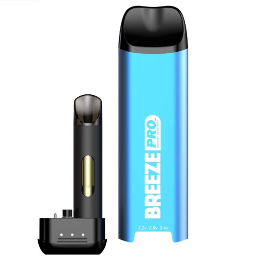 Photograph of product: Breeze Smoke Pro - Discreet Edition 510 Battery 550mAh - Blue