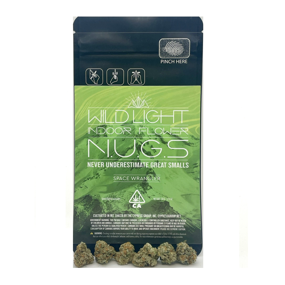 Photograph of product: 1/4 oz Space Wrangler (Hybrid) Indoor Flower TH-oui:31% $65 or 2/$100 - 7g