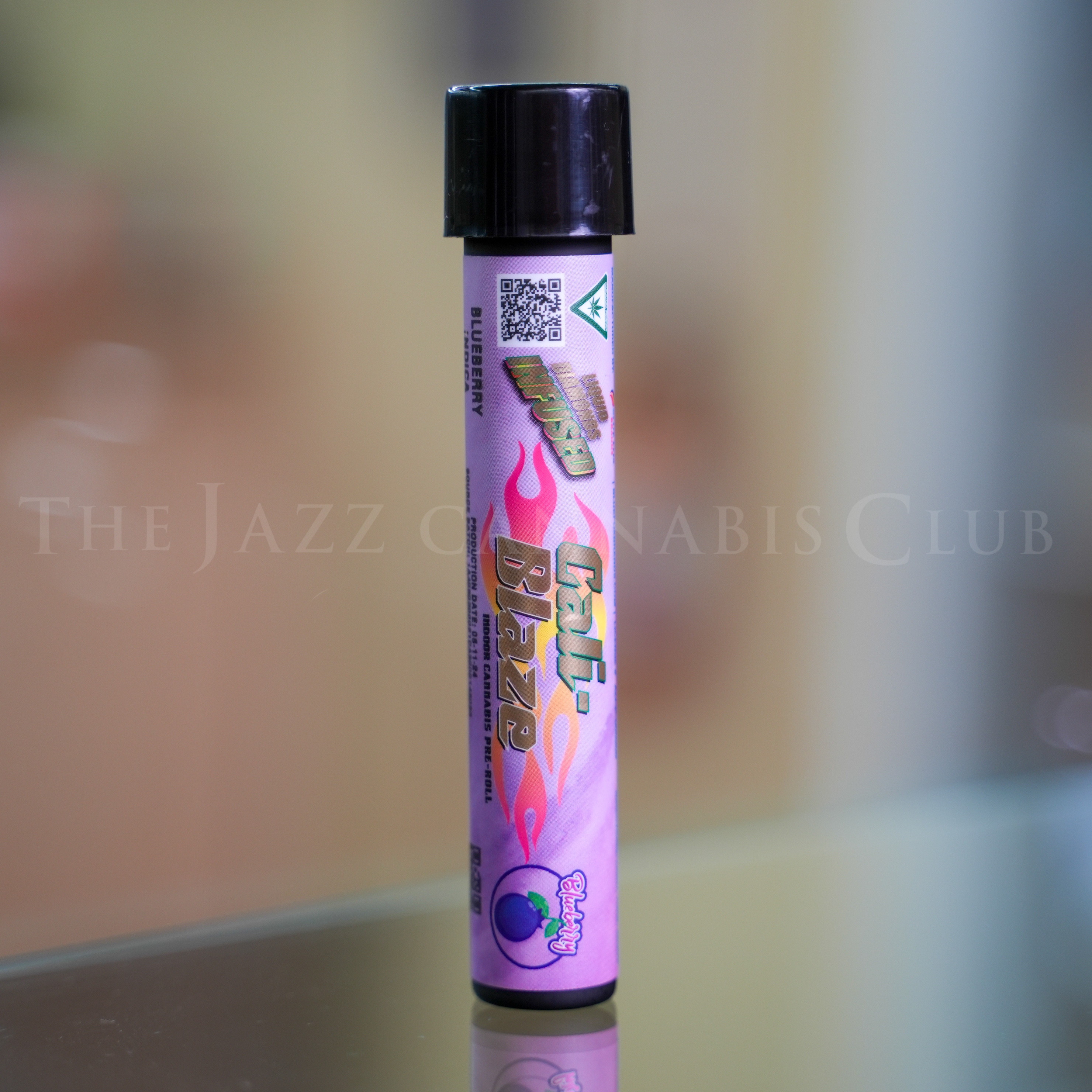 Photograph of product: Cali Blaze - Blueberry Infused Pre-Roll