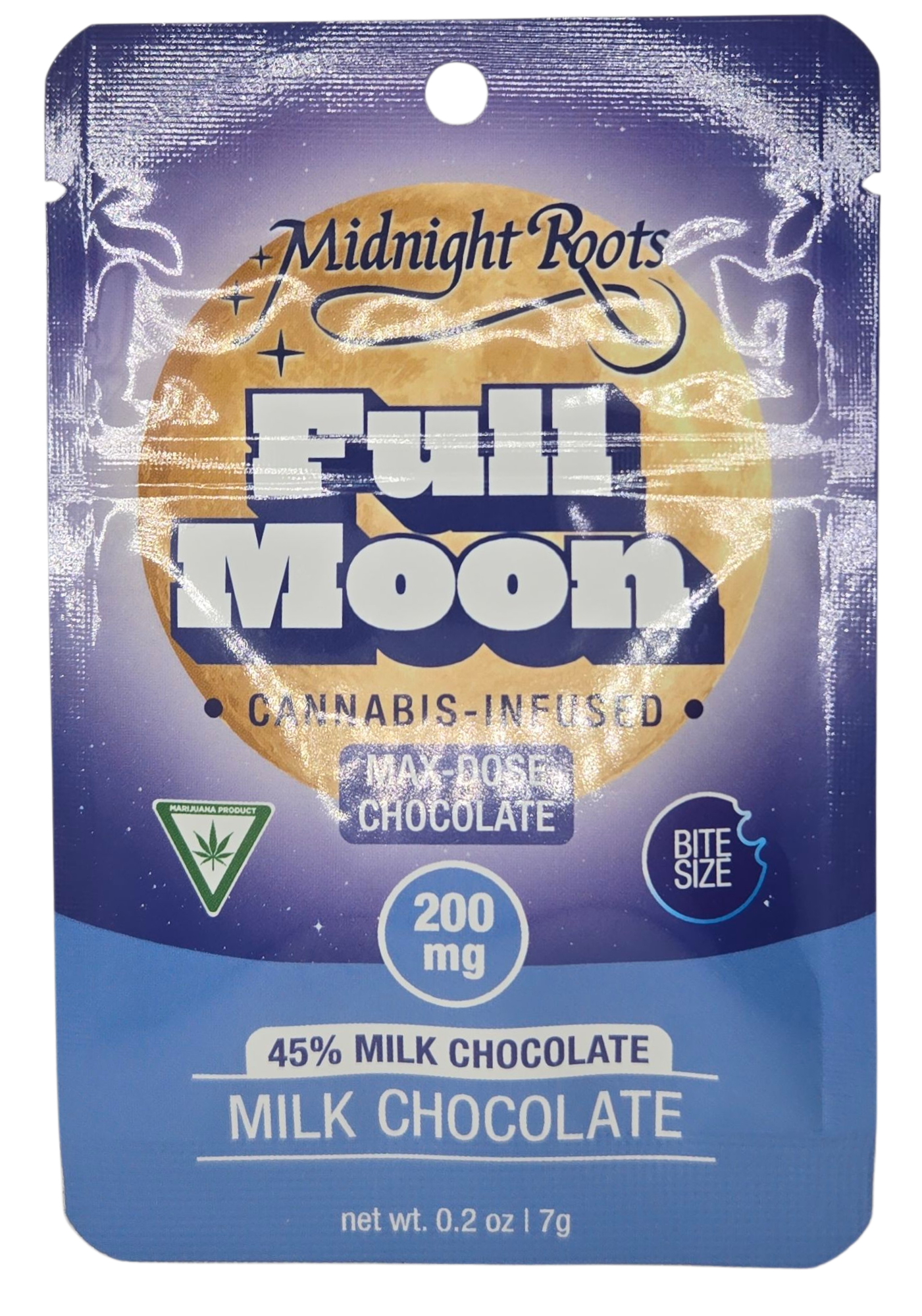 Photograph of product: Creamy Milk Chocolate | 200mg Full Moon Chocolate