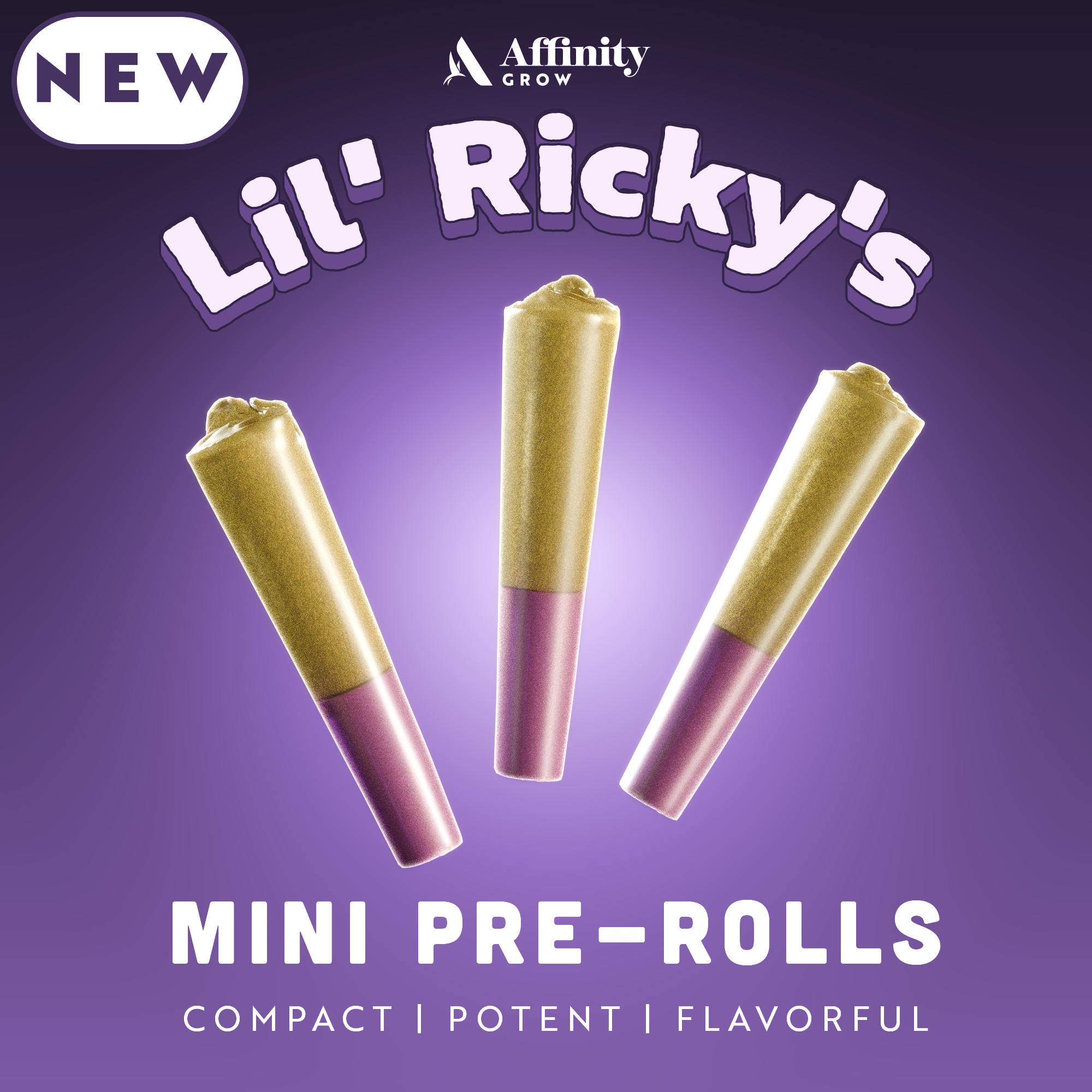 Photograph of product: Affinity Oklahoma Coma Lil Ricky's (3 x 0.3g)