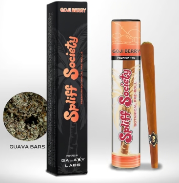 Photograph of product: GAL Spliff Society PreRoll - Goji Berry Guava Bars 1g