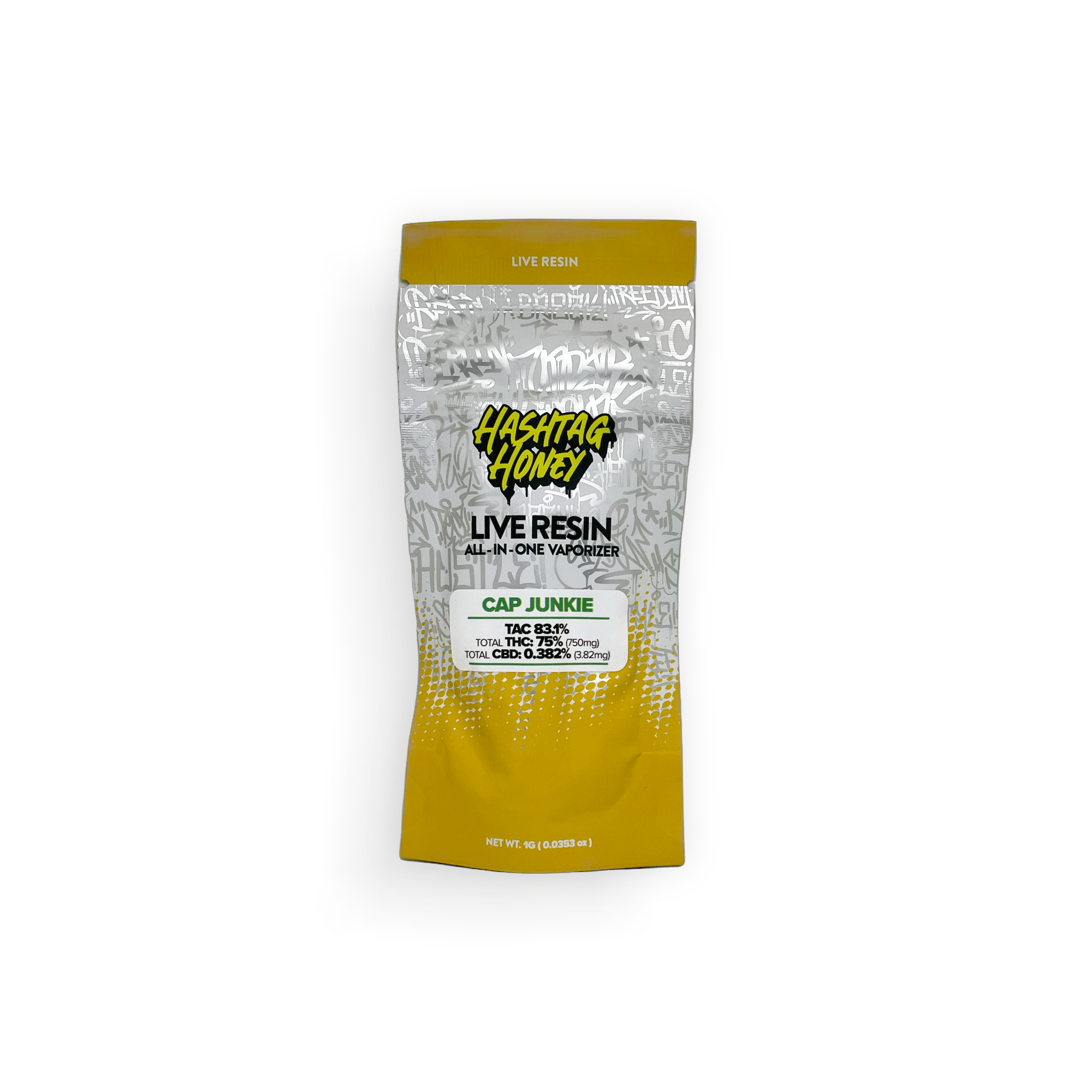 Photograph of product: au chocolattag Honey | Push Pop | Live Resin | Disposable TAC 81.8%