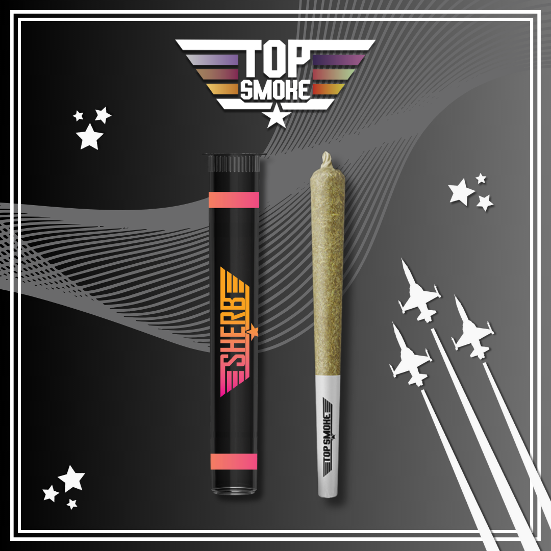 Photograph of product: Top Smoke - Sherb Infused Pre-Roll 1g