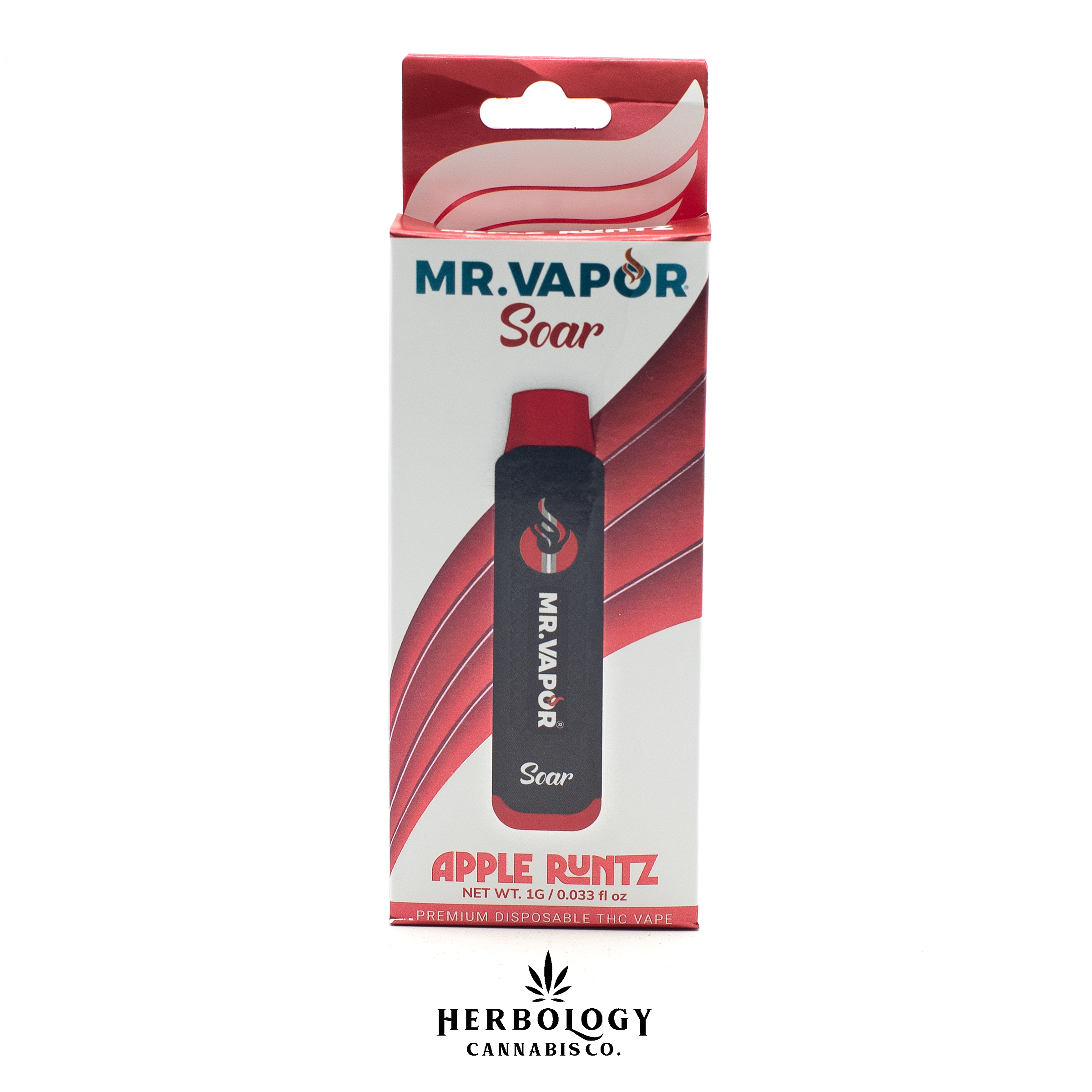 Photograph of product: Mr. Vapor Soar | Disposable Vape | Apple Runtz | 1g