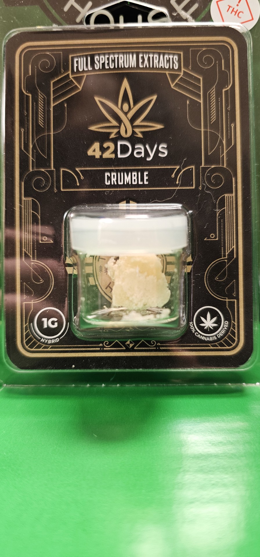 Photograph of product: 42 Days - Crumble - (H) - LSD